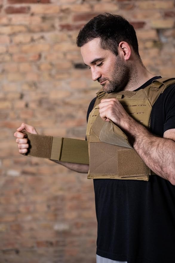 Northgym Adjustable Weighted Vest/Incl. 3D Weight Plates in 14lbs / 20lbs/ - Image 5