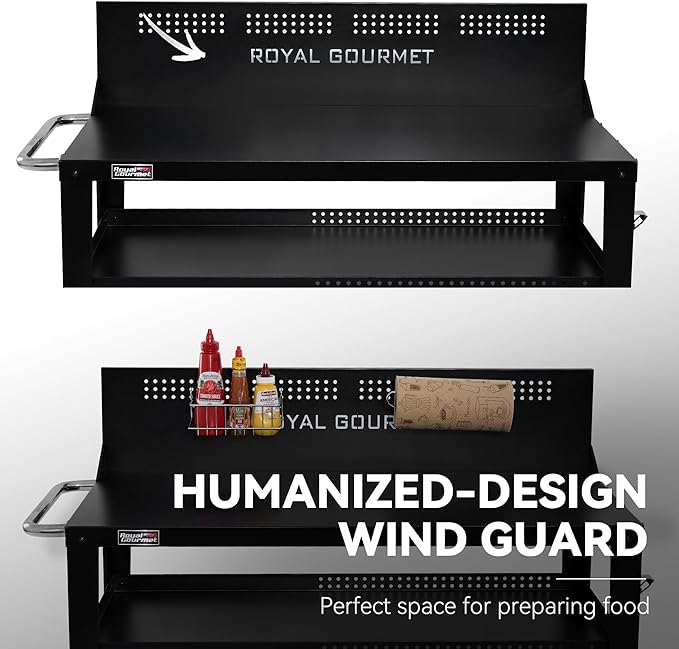 Royal Gourmet PC4401B 3-Tier Dining Cart - Image 5