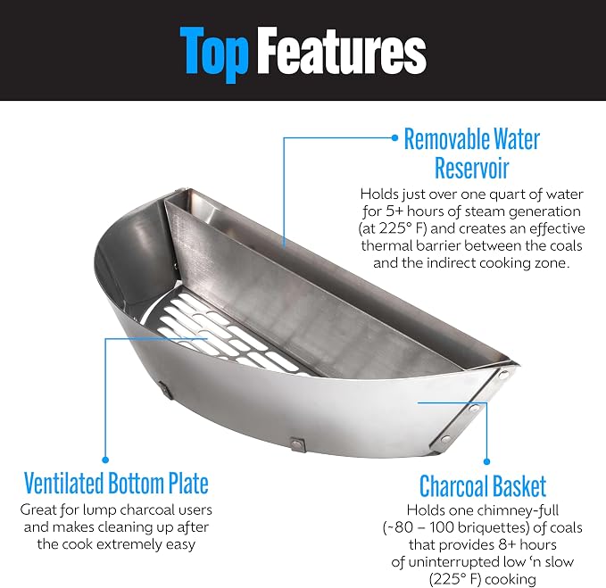 SnS Grills Slow ‘N Sear Charcoal Inserts - Image 3