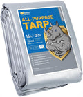 GUARD SHIELD Heavy Duty Tarp 16x20 Feet Silver Multi Purpose Thick Waterproof by GUARDSHIELD