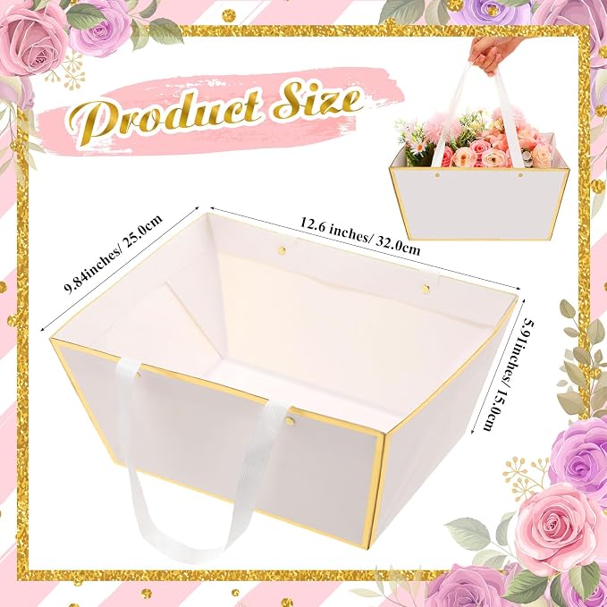 Pinkunn 48 Pcs Basket for Gifts Empty DIY Bulk Gift Basket Kit - Image 2
