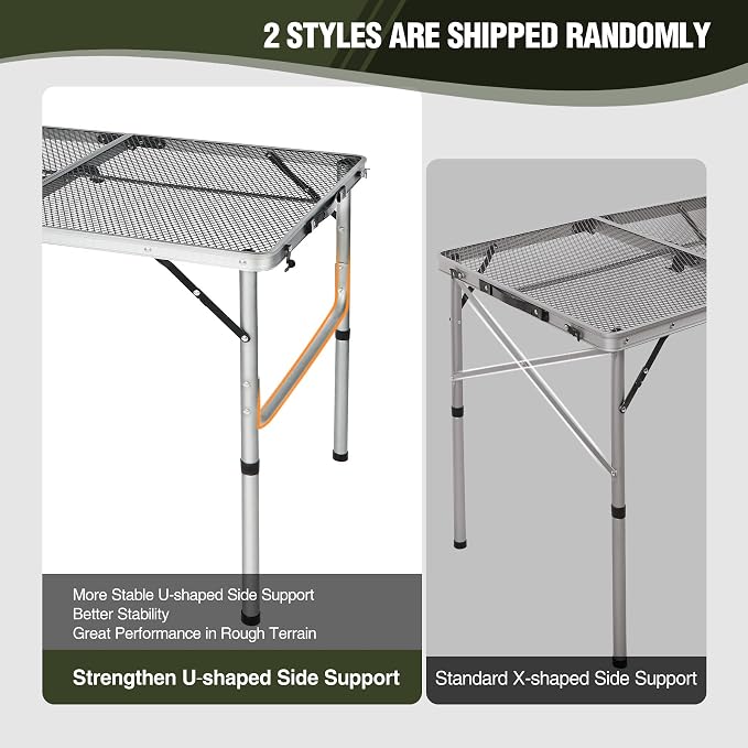 REDCAMP 36x24 Folding Grill Table - Image 6