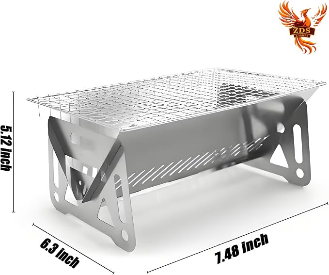 6.3 Inch Portable Fire Pit - Image 3