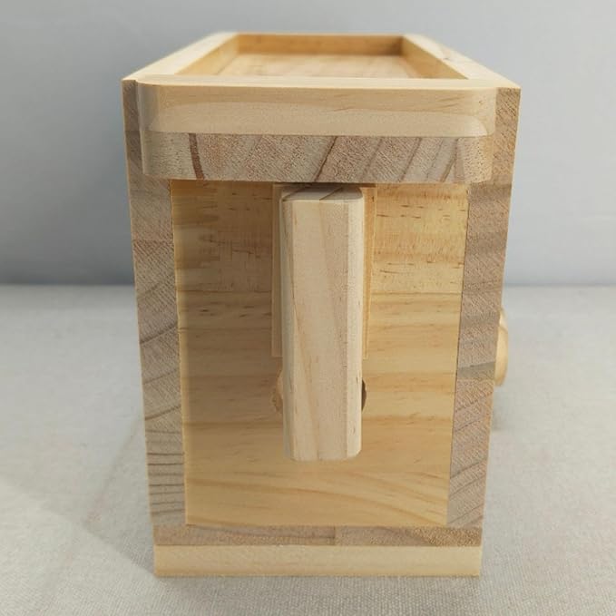 Wooden Bellows with Pipe Air Blower Box Small Traditional Chinese Fire Bellows - Image 2