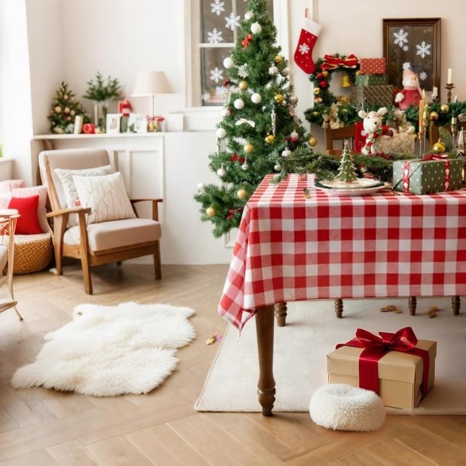 Classic Gingham Tablecloth Fabric - Image 2