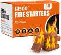 E500 Fire Starter for Fireplace, Fire Pits, Larger Charcoal Fire Starter Squares by BBQaccessories