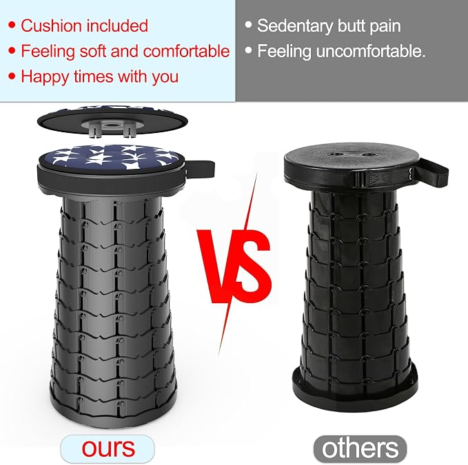 ALEVMOOM Upgraded Collapsible Stool - Image 5