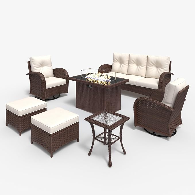LayinSun 7 Pieces Outdoor Patio Furniture Set - Image 2