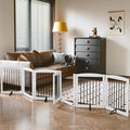 Freestanding Pet Gates with Walk Through Door, Dog Indoor Fence, Dog Gate by PUPETPO