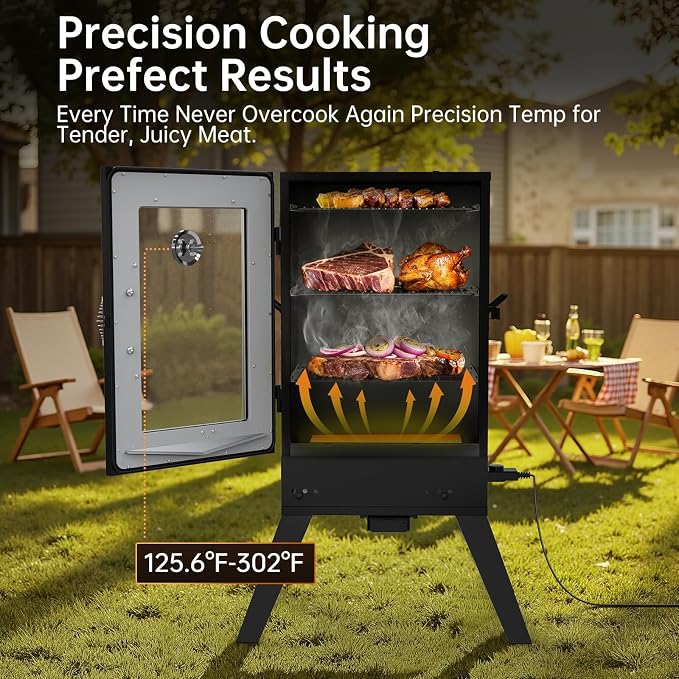 TABU 30-inch Electric Vertical BBQ Smoker - Image 2