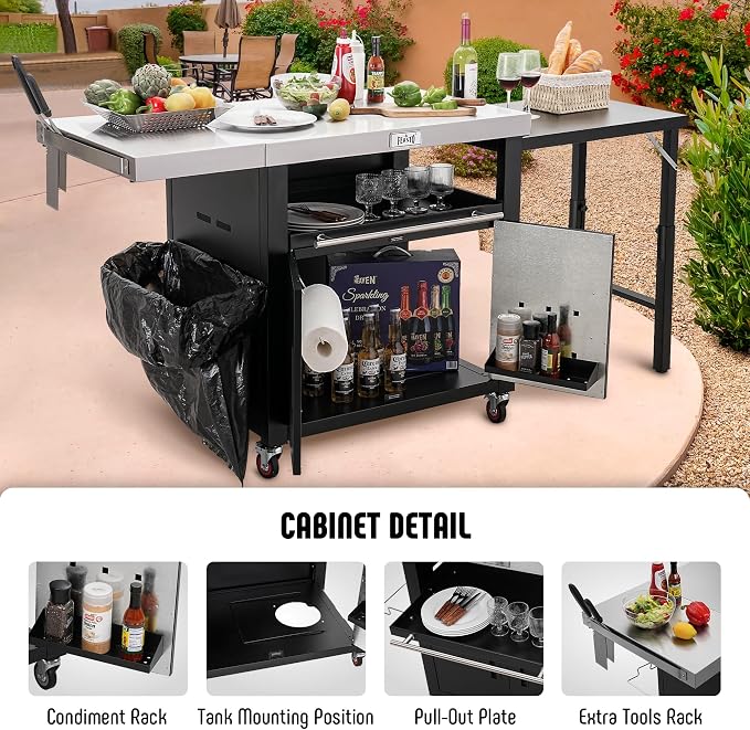 Grill Table, Outdoor Kitchen - Image 5