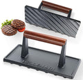 Bellemain Bacon Press Rectangle | Heavy-Duty Cast Iron Grill Press by Bellemain