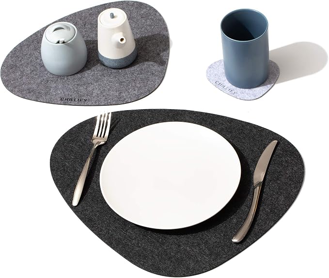 Chillify Table Coaster Set | Non-Slip, Heat-Resistant, Washable Placemats | - Image 7
