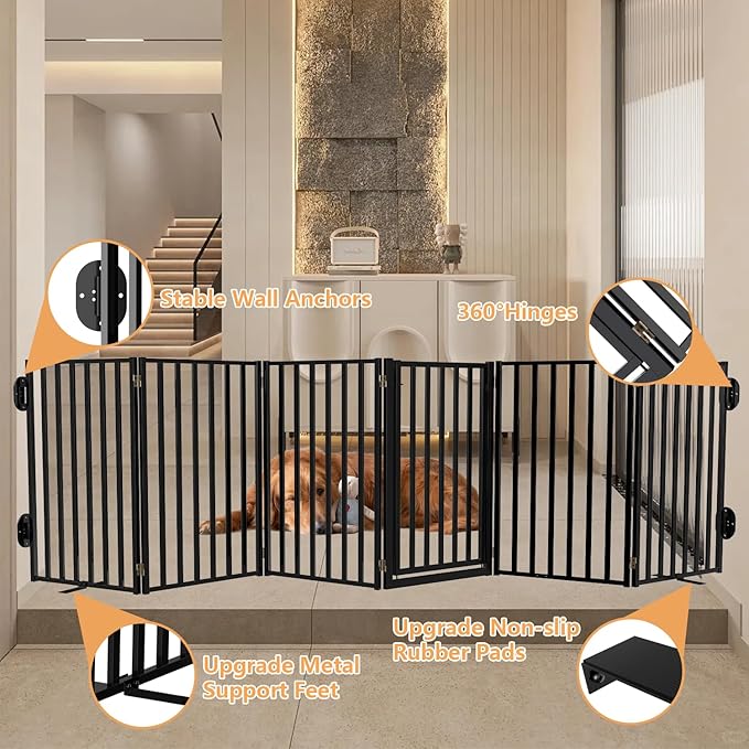 Full Metal Freestanding Dog Gates - Image 3
