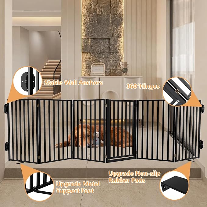Full Metal Freestanding Dog Gates - Image 3