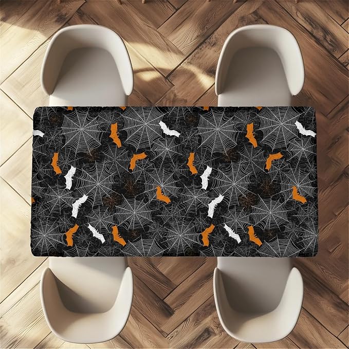 Rectangle Table Cloth Cover Waterproof Elastic Fitted Polyester Fitted - Image 5