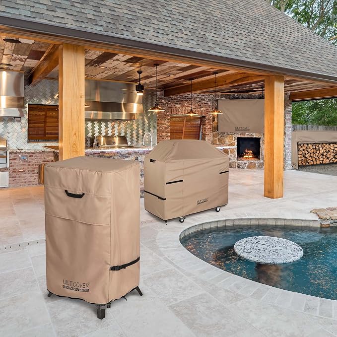 ULTCOVER Waterproof Vertical Electric Smoker Cover 40 inch - Image 6