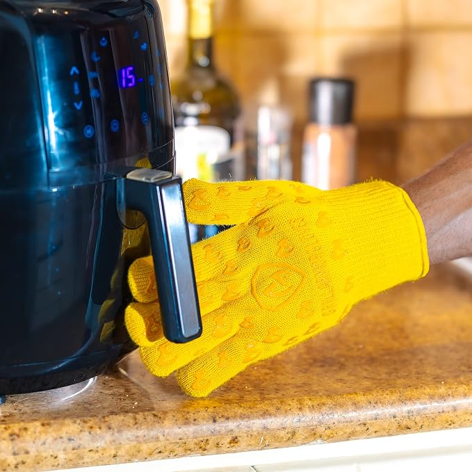 Grill Armor Oven Gloves – 932°F Heat, Fire & Cut Resistant Mitts - Image 8