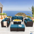 Patio Furniture Set 7 PCS Outdoor Patio Furniture by RattanStar