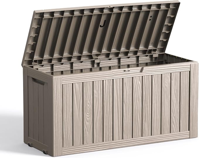 75 Gallon Outdoor Storage Box – Resin Deck Box by ATMELT