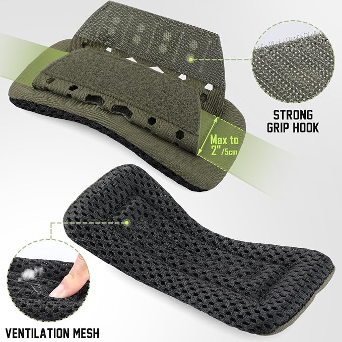 WYNEX Shoulder Strap Pad for Vest Carrier, 2 Pack Tactical Plate Shoulder Pads - Image 5