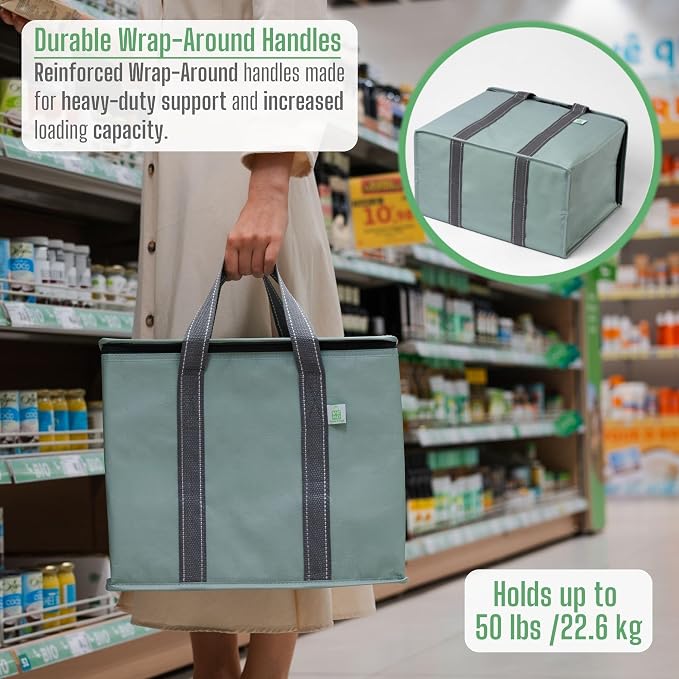 VENO 2 Pack Cooler Bag and Insulated Grocery Bags - Image 5