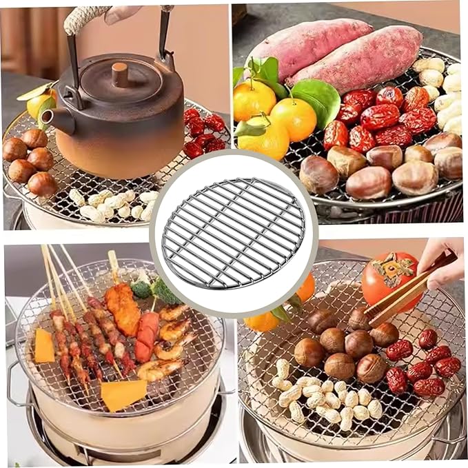 Grill Grates Replacement 13 Inch Heat-Resistant Stainless Steel Round Grill - Image 4