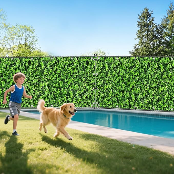 UPGRADE 4'x45'Customized PVC Privacy Fence Screen - Image 5