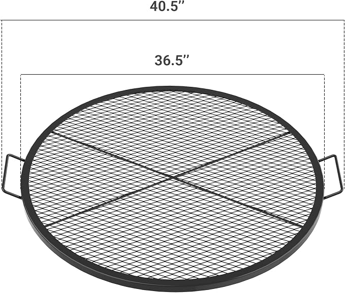 Stanbroil Heavy Duty X-Marks Fire Pit Cooking Grill Grates - Image 2