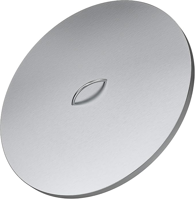 Stanbroil 28" Stainless Steel Fire Pit Cover Fits 25" Inch Round Drop-in Fire by Stanbroil
