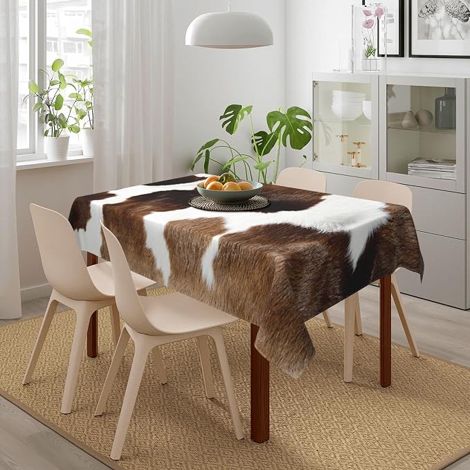 Worltoldb Cow Tablecloths Polyester Table Cloth - Image 6