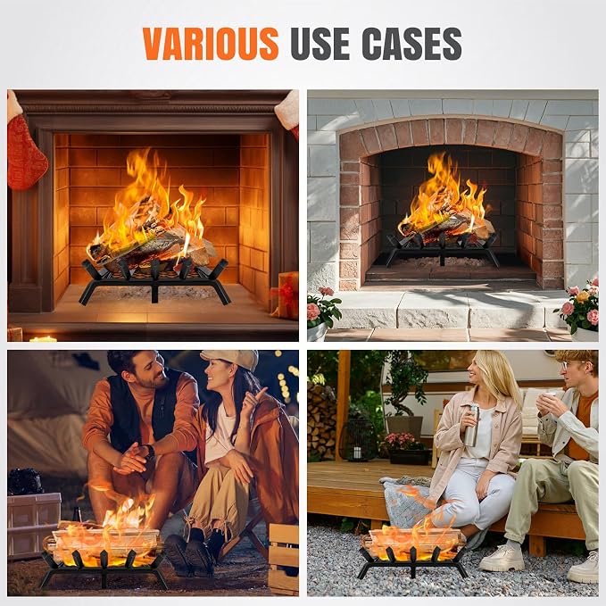 Fireplace Grates with Ember Retainer - Image 8