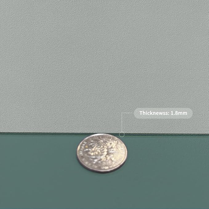 Leather Table Cover, 1.8mm Thick, 17x72 Inch Desk Cover, Dresser Cover Top - Image 3