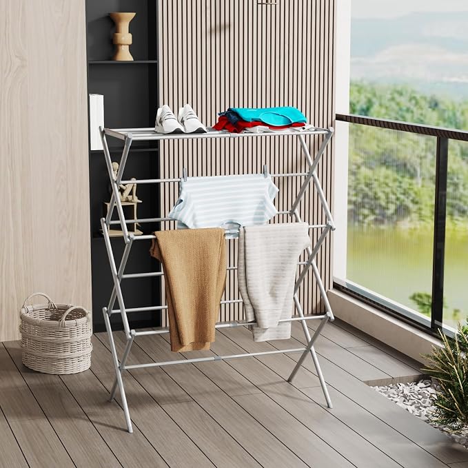 Drying Rack for Laundry, Foldable Clothes Drying Rack, Small Collapsible Dry - Image 6