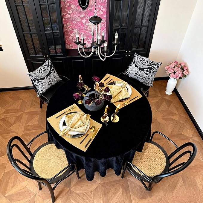 Faux Leather Placemats, Heat Resistant PU Table Mats Set of 6, Waterproof - Image 3