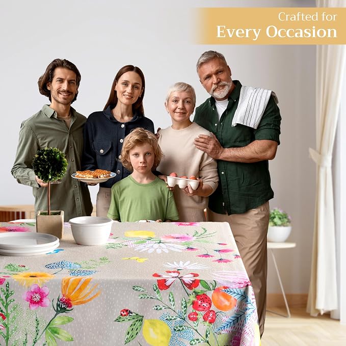 Maison d' Hermine Table Cloth Rectangle Table 100% Cotton 70 x 120 Inches - Image 6