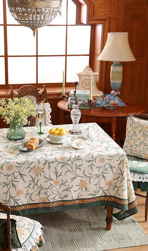 patdrea Designer French Linen Table Cloth - Image 5