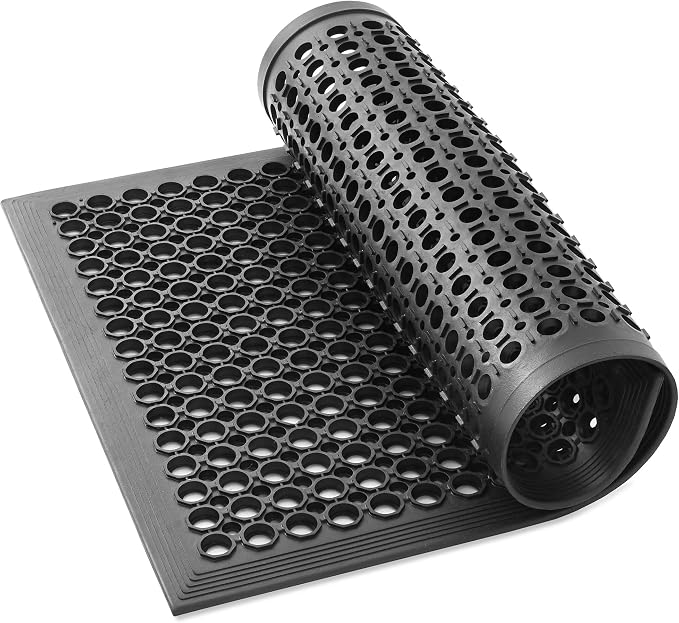 GRIDMANN Rubber Floor Mat, Non-Slip and Grease Resistant - Image 3