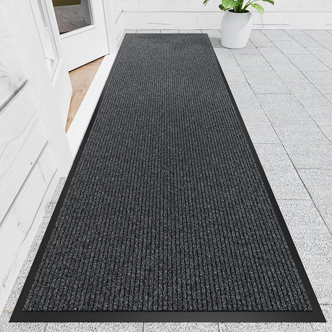 Front Door Mat, Commercial Entrance, Low Profile, Durable Rubber Backing by NatureiFrontDoorMat