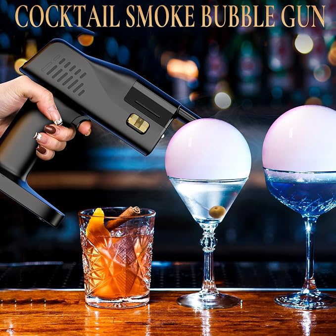Smoking Gun for Cocktails and Food, One Key Operation, 5000mAh Rechargeable - Image 2