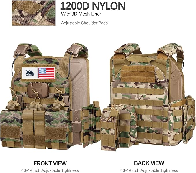 xaegistac Tactical Vest -Adjustable Modular Design - Image 7