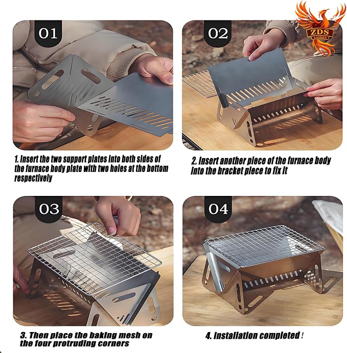 6.3 Inch Portable Fire Pit - Image 6