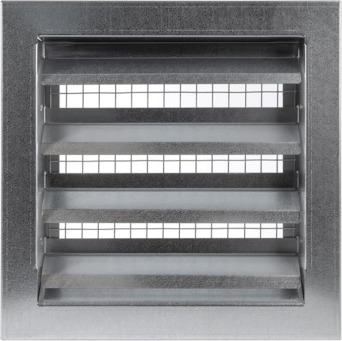 Vent Systems 9" x 9" Inch Galvanized Steel Industrial Gable Vent by VentSystems