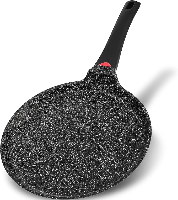 Non Stick 11 Inch Granite Coated Crepe Pan by CAINFY