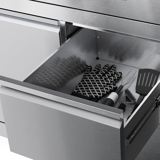 KoolMore 32 in. Outdoor Kitchen Liquid Propane Side Burner - Image 5