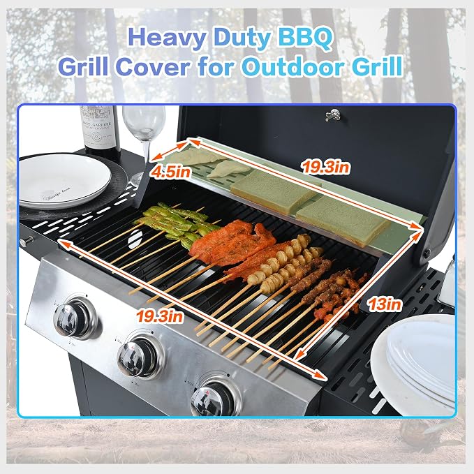 Endark Propane Gas Grill 3-Burner, 000 BTU Stainless BBQ Grill - Image 4