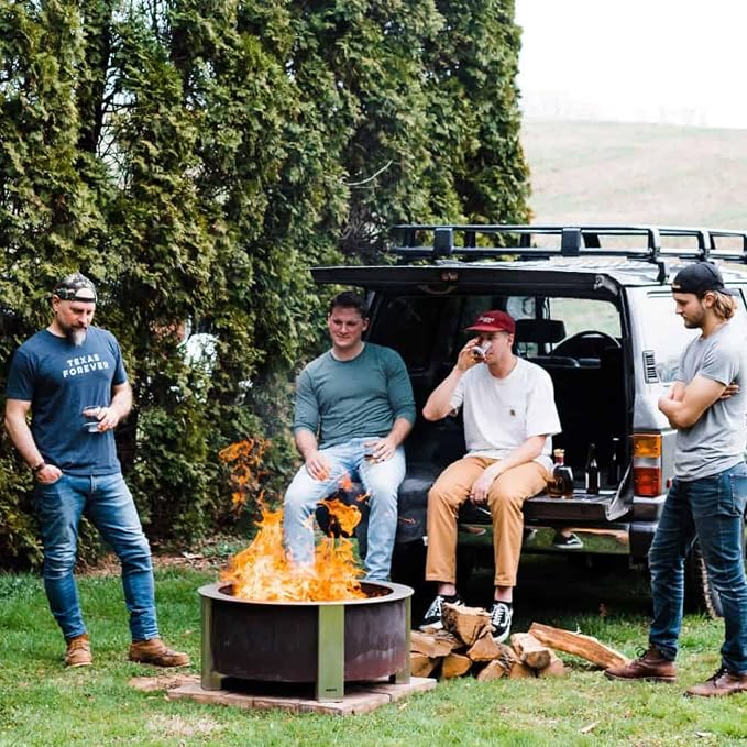 Breeo Smokeless Fire Pit | 34.5 inch Smokeless Firepit - Image 3