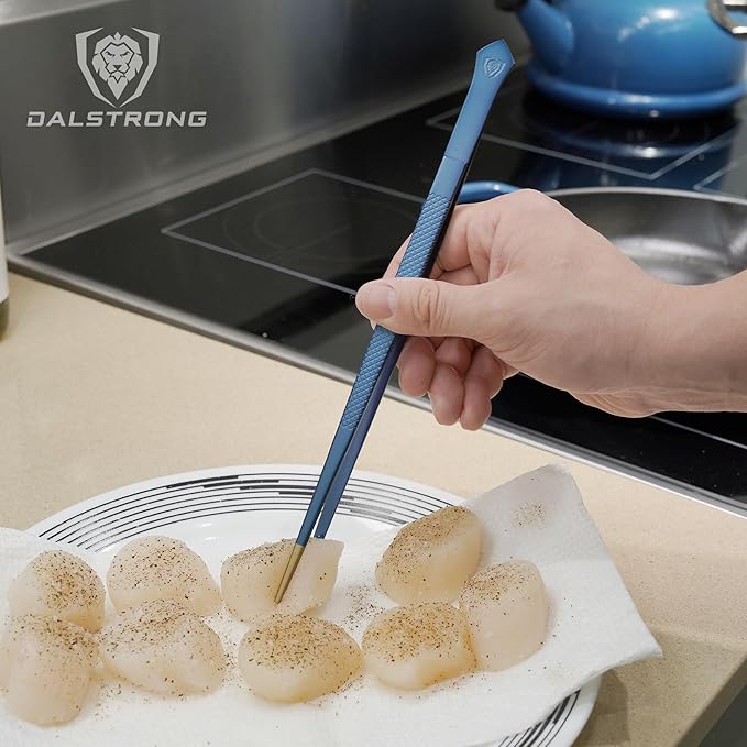 Small Precision Tongs with Micro-Teeth Tips, High-Carbon Steel