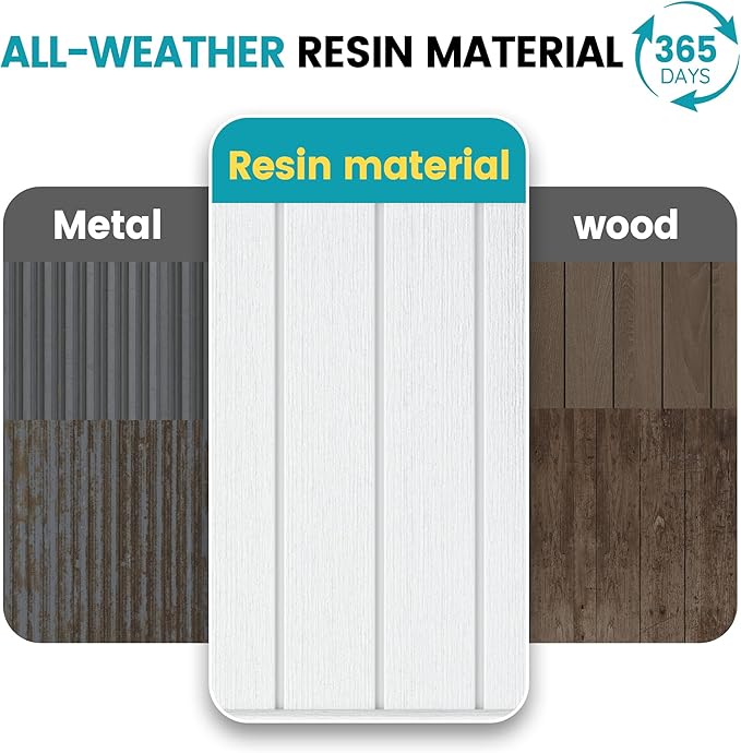 Horizontal Resin Storage Shed 36 Cu Ft - Image 5