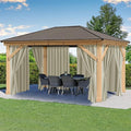 HolidayIdeas Waterproof Patio Outdoor Curtains by HolidayIdeas